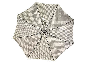 주문을 받아서 만들어진 알루미늄 우산 폴리에스테/견주 직물 열려있는 직경 100-103cm