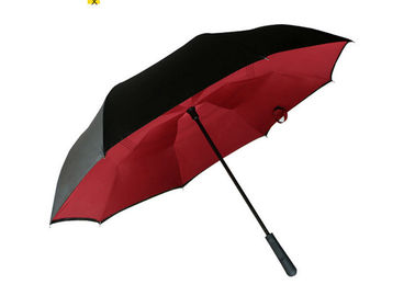 비 빛 날씨를 위해 다채로운 190T 견주 성인 반전에 의하여 거꾸로 하는 우산