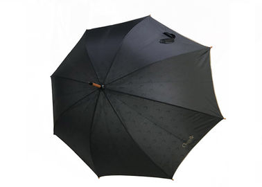 남녀 공통 까만 우산 비오는 날 동안 나무로 되는 손잡이 겹켜 간단한 빛