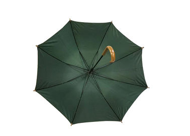 23 인치 8 늑골 자동차 열려있는 나무로 되는 손잡이 우산 UV 입히는 금속 구조