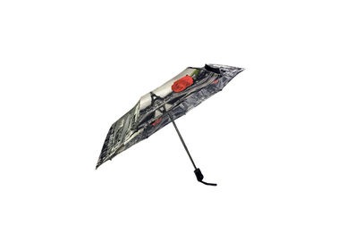 반대로 Uv 접이식 우산 인쇄되는 자동적인 방풍 접이식 열전달