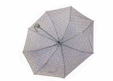 폴리에스테/견주 직물 소형 접는 우산, 각자 접는 우산