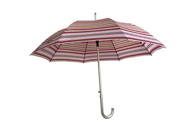 다채로운 알루미늄 비를 위한 줄무늬 아이 비 우산, 휴대용 우산 및 바람