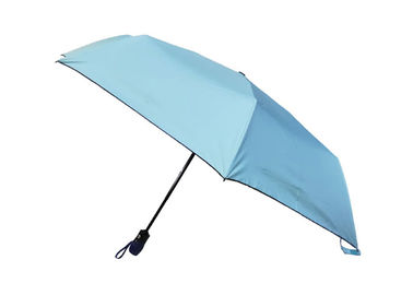 입히는 자동적인 여행 우산 일요일 보호 190T 견주 직물을 착색하십시오
