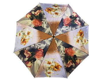 Rainmate 조밀한 우산, 여행 일요일 우산 관례는 공단 직물을 인쇄합니다