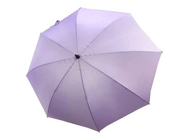 자동적인 긴 갱구 자주색 골프 우산, 방풍 골프 우산 27 인치 8 Pannels