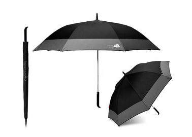 엑스트라 라지 조밀한 골프 우산 고무 손잡이 설명서 열려있는 비 증거