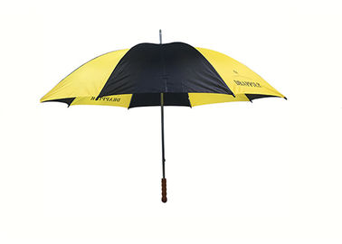설명서 열려있는 더 큰 크기 주문 골프 우산 방풍 나무로 되는 손잡이