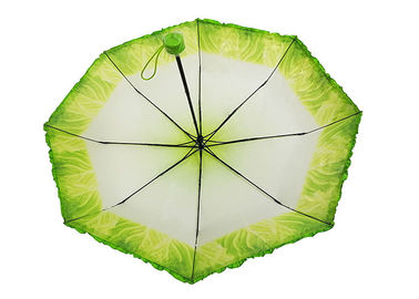21&quot; 자동적인 여행 우산 양배추 디자인 내구재 3 Foldable 우산