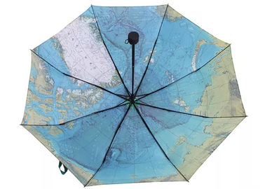 일요일 동안 주문을 받아서 만들어진 인쇄된 3개의 겹 우산, 소형 자동적인 우산 또는 비