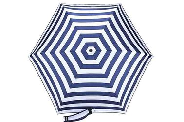 설명서 열려있는 가까운 소형 알루미늄 우산, 케이스를 가진 5 접는 우산