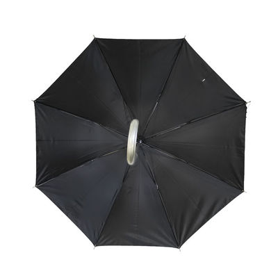 소성 손잡이 폴리에스테르 견주 커스텀 로고 골프 우산