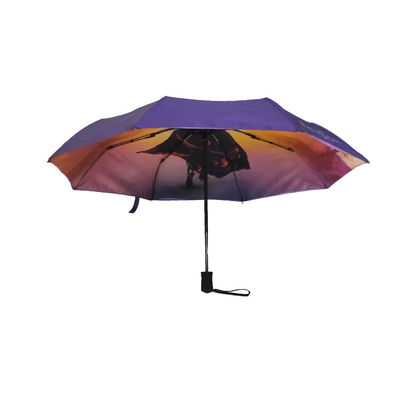 방풍 21&quot;×8K 이중 레이어 폴드형 우산
