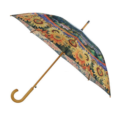 Ｊ 형태 핸들 23 &quot; 8K 나무 막대기 우산