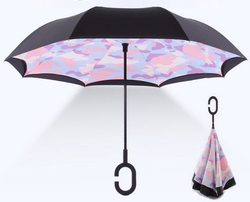8 밀리미터 금속축 폴리에스테르 반대 인버트된 우산