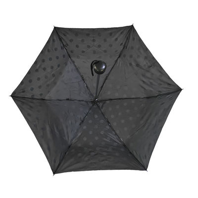 야외 금속성 리브는 폴리에스테르 폴드형 우산을 특화했습니다