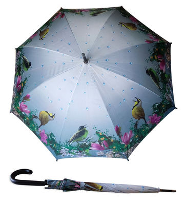 여성을 위한 8 밀리미터 금속축 방풍 일직선 우산