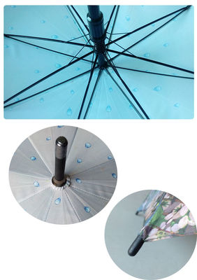 여성을 위한 8 밀리미터 금속축 방풍 일직선 우산