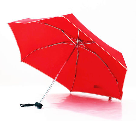 사람들을 위한 폴드형 단색 방풍 우산