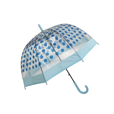 방풍 태양 요소 도트 투명한 비 우산