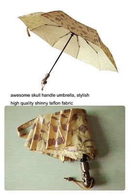 사람들을 위한 시니용 공 머리 핸들 폴드형 방풍 우산