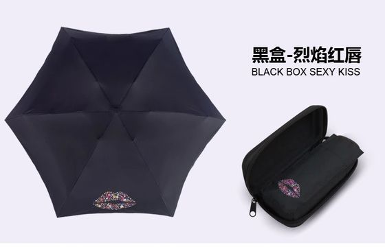 여성을 위한 작은 사이즈 방수 폴드형 우산