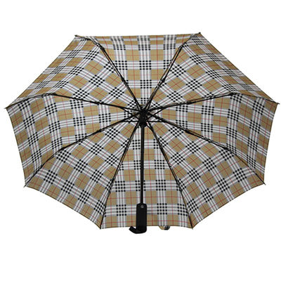 사업가들의 8 밀리미터 금속축 전자동 우산 스트라이프 패턴
