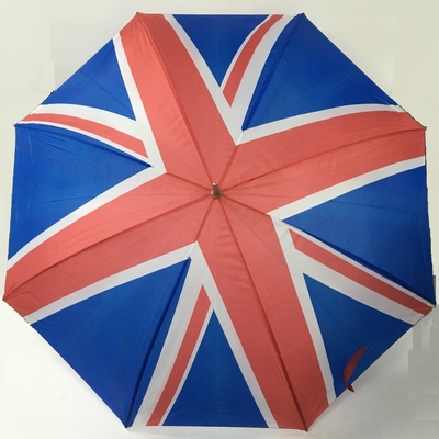 130cm 수동 오픈 RPET 명주 인쇄 골프 우산