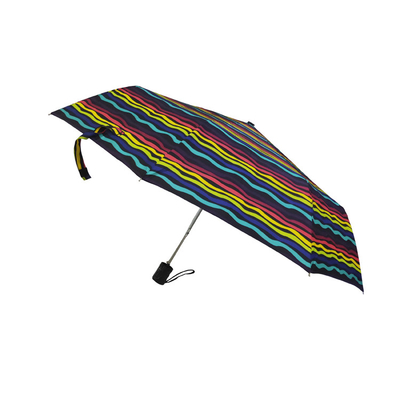 여행용 21in 레인보우 방풍 3 접는 우산