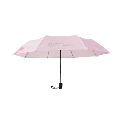 반대 UV 방풍 자동 열린 3개 접식 우산