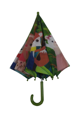 아이들을 위한 작은 금속 프레임 견주 2 층 우산