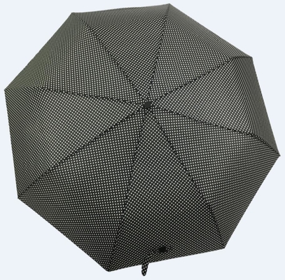 21&quot;X8k 190T 폴리에스테르를 출력하는 장소는 여자들을 위한 접식 우산을 검게합니다