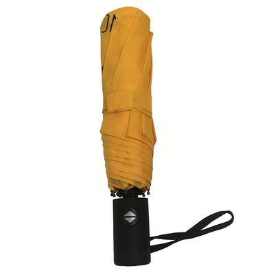 190T 나일론 섬유 자동 오픈-클로우즈 방풍 폴드형 우산