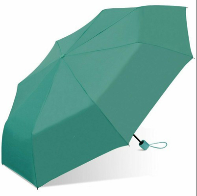 42 &quot; 아크 작은 접힌 단색 수동 오픈 우산