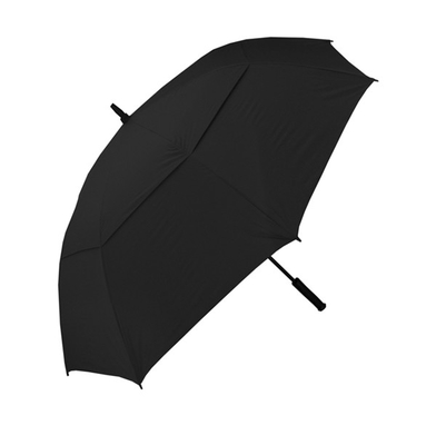 주문 제작된 로고와 이중 레이어 방풍 자동차 오픈 곧은 골프 우산