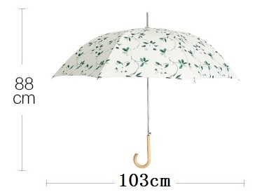 프로모션 곧은 우산을 출력하는 100% 견주 신문