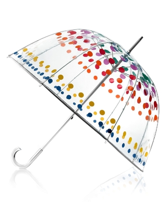 Ｊ 훅 핸들과 비바람에 견디는 투명한 돔모양의 투명 우산