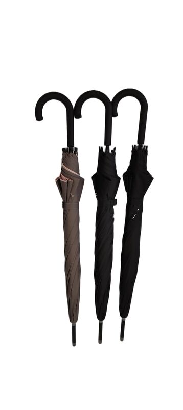 파이버글라스 프레임, 23인치 사이즈, 내구성 있는 폴리에스터 원단으로 된 자동 오픈 스틱 우산