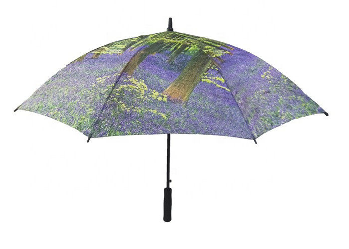작은 디지털 방식으로에 의하여 인쇄되는 자동차 열려있는 골프 우산, 골프 우산 EVA 건장한 손잡이