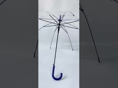 23인치, 8K, 다채로운 우산 손잡이, 다채로운 프레임, 투명 우산