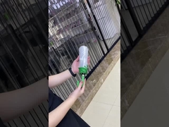 미니멀한 수동 개방, 3중 투명 우산, 21인치, 휴대하기 쉬운